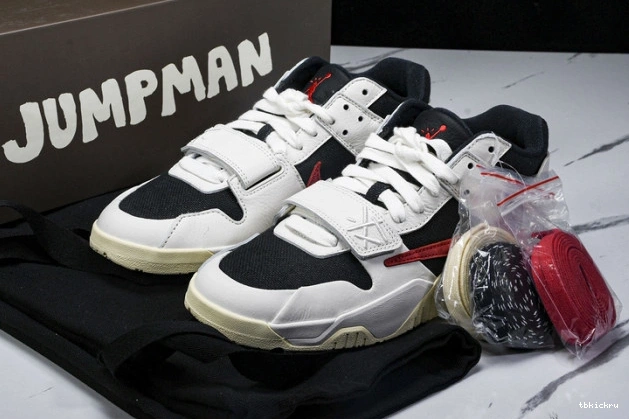Reps TBkick University Travis Jordan FZ8117-101 Jumpman TR Scott Red Jack x 0815